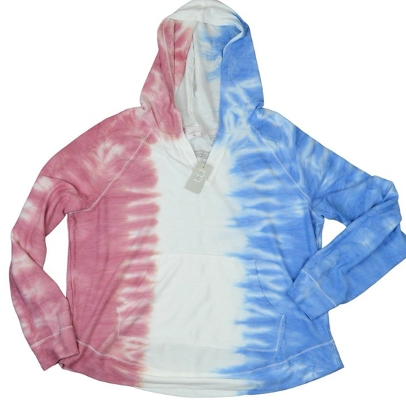 Maurices Lightweight Soft Flowy Tie Dye Pullover Hoodie, Medium NWT - Picture 10 of 10